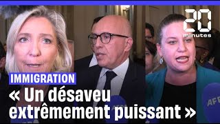 Rejet de la loi immigration  «Un désaveu extrêmement puissant» réagissent les députés [upl. by Cynara]