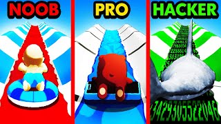 NOOB vs PRO vs HACKER WATERSLIDES [upl. by Lopes]