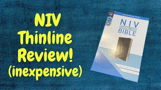 NIV Thinline Review Great EDC Bible [upl. by Lemay]