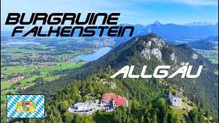 Burgruine Falkenstein bei Pfronten im Allgäu Die höchstgelegene Burg Deutschlands  4K [upl. by Moll954]