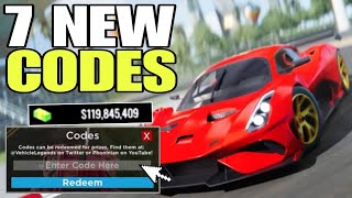 NEW VEHICLE LEGENDS ROBLOX CODES 2024 JANUARY  VEHICLE LEGENDS CODES  VEHICLE LEGENDS CODE [upl. by Lucian935]