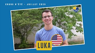 Luka  USA  French Summer Courses in Nancy [upl. by Aden]