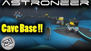 Astroneer Tundra Planet Cave Base and Dynamite  S1E8 lets play astroneer gameplay  Z1 Gaming [upl. by Rocco48]