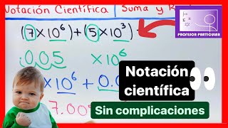 ✅NOTACIÓN CIENTÍFICA Suma y Resta con exponentes  SÉ UN CRACK  Física [upl. by Yhtimit82]