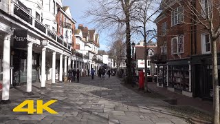 Tunbridge Wells Walk Town Centre  Royal Tunbridge Wells【4K】 [upl. by Anilocin]