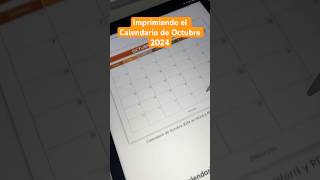 Imprimiendo Calendario de Octubre 2024  Editable y Listo para Imprimir Gratis calendar calendario [upl. by Oribel50]