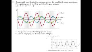 Quark 62 thema 6 harmonische trillingen oefeningen 1016 [upl. by Heyman]