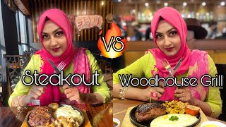 Whos The Winner Woodhouse Grill vs Steakout 🙅‍♀️ [upl. by Tracie89]