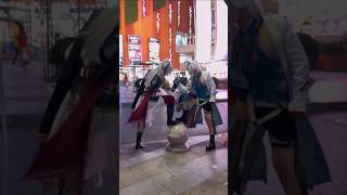 I met two generals of Xianzhou while shopping Jingyuan Feixiao 景元 飞宵 cos Cool honkaistarrail [upl. by Inoek]