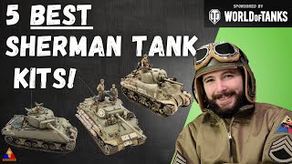 5 Sherman Tank Kits EVERY Scale Modeler Should Build At Least Once [upl. by Loriner]