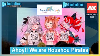 【Anime Expo 2024】 Hololive ID Sings quotAhoy We are Houshou Piratesquot Song 1 [upl. by Leelaj]