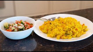 Kabuli Chana Pulao  Chickpeas and Rice Recipe [upl. by Justina]