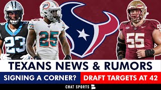 Houston Texans Free Agency Rumors On Xavien Howard amp CJ Henderson  Latest Texans Draft Rumors [upl. by Yssirhc]