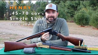 HENRY Single Shot Rifle 4570 Govt H0154570 amp H015B4570 [upl. by Melodee]