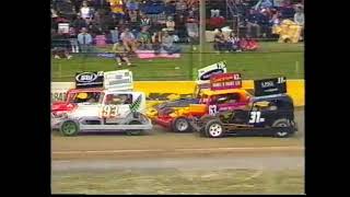 2002 NZ Stockcar Champs  Qualifying  Gisborne Speedway [upl. by Teiluj355]