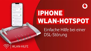 iPhone WLANHotspot Einfache Hilfe bei einer DSLStörung [upl. by Anileuqcaj]