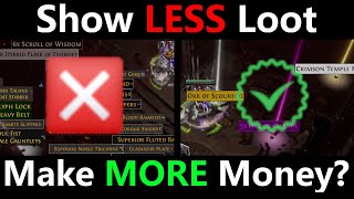 How and Why to Fine Tune your loot filter  Path of Exile Farming Tips  323 Affliction League [upl. by Jethro]