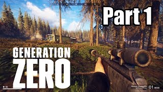 GENERATION ZERO PS4 PRO Gameplay Walkthrough Part 1 No Commentary [upl. by Averyl273]