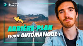 Créer un arrièreplan flouté automatique avec Filmora 13 [upl. by Aitnyc]