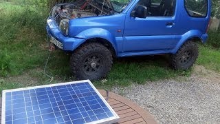 Recharger sa batterie de voiture avec un panneau solaire [upl. by Notlimah678]