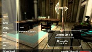 Illusion 1100 Under a minute Skyrim Fastest way to level [upl. by Pack]