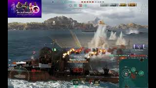 World of Warships HMS Destroyer Acasta Rule Britannia Boosteroid worldofwarships [upl. by Lundin274]