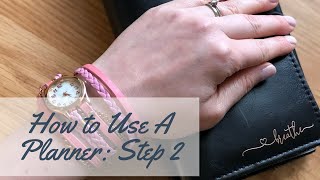 When amp Where to Check Your Planner  How to Use A Planner Step 2 [upl. by Eibba]