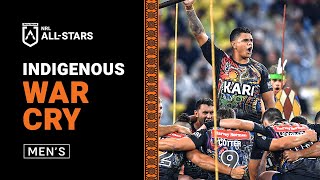 Indigenous Mens War Cry  2021 NRL AllStars [upl. by Aklam]