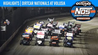 World of Outlaws NOS Energy Drink Sprint Cars  Volusia Speedway Park  Feb 7 2024  HIGHLIGHTS [upl. by Vanni329]