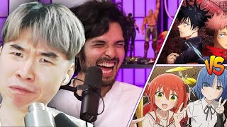 I cant believe Gigguk and The Anime Mans Opinion about JJK and Bocchi The Rock [upl. by Pickar]