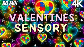 Sensory Music for Autism Positive Valentines Day Music Uplifting Mood Booster [upl. by Llertnad]