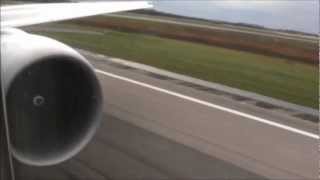 Boeing 777 GE90115B Engine Start and Full Power Takeoff Cathay Pacific [upl. by Bruni943]