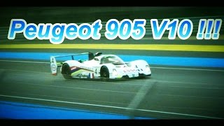 Peugeot 905 V10  Le Mans Classic  Magic Sound  HD [upl. by Moffit]