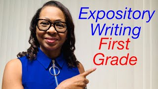 Expository Writing First Grade [upl. by Yraunaj395]