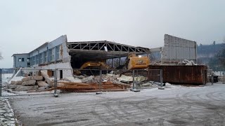 Abbruch der Hohensteinhalle  Doku  Demolition Of A Hall [upl. by Kenwee535]