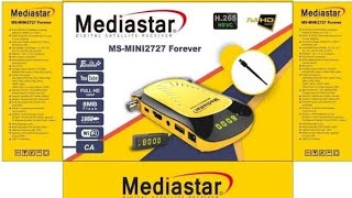 فتح علبة جهاز استقبال الأقمار الصناعية Mediastar MSMini 2727 Forever [upl. by Bolger]