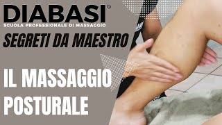 Segreti da Maestro Massaggio Posturale  DIABASI® Scuola Professionale di Massaggio [upl. by Bevus]