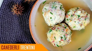 Canederli trentini ricetta tradizionale facilissima  Le video ricette di Lara [upl. by Maurene]