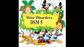 Mtor Disorders DSM 5 IN HINDURDU [upl. by Volney373]