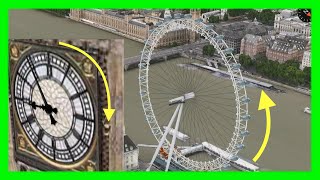 London Eye amp Big Bens Clock now Animated on Apple Maps 3D Flyovers on iOS amp Mac OSX [upl. by Nebe]