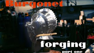 Forging a burgonet helmet [upl. by Olegnaleahcim]