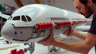 Man Builds Hyperrealistic RC Plane at Scale  Airbus A350 Replica by RamyRC [upl. by Milburn]