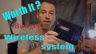 Wireless guitar system 24ghz Airbridge Muslady Review [upl. by Eidoc]