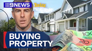 First home buyers could drain Super to buy a house  9 News Australia [upl. by Olimpia]