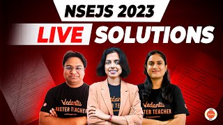 NSEJS 2023 Paper LIVE Solution  Junior Science Olympiad  IJSO  Physics  Chemistry  Biology VOS [upl. by Aicemak]