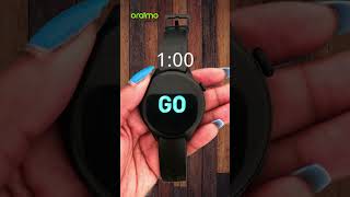 Breathing exercise using oraimo Watch ER 143 AMOLED IP68 Smart Watch [upl. by Naras579]