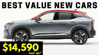 10 CHEAPEST New Cars 2024 You Can Buy Today [upl. by Dorahs]