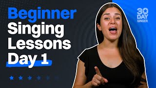 Vocal Lessons  Day 1  Singing Lessons For Beginners  30 Day Singer [upl. by Laundes201]