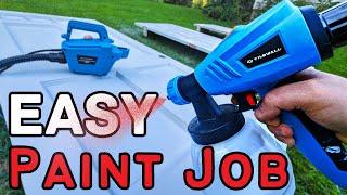 Why I Gave the Tilswalls Paint Sprayer an 810  Tilswall 800W HVLP Paint Gun Review [upl. by Bengt]