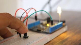 ToggleMomentary Push Button with Arduino  Tutorial [upl. by Hplar580]